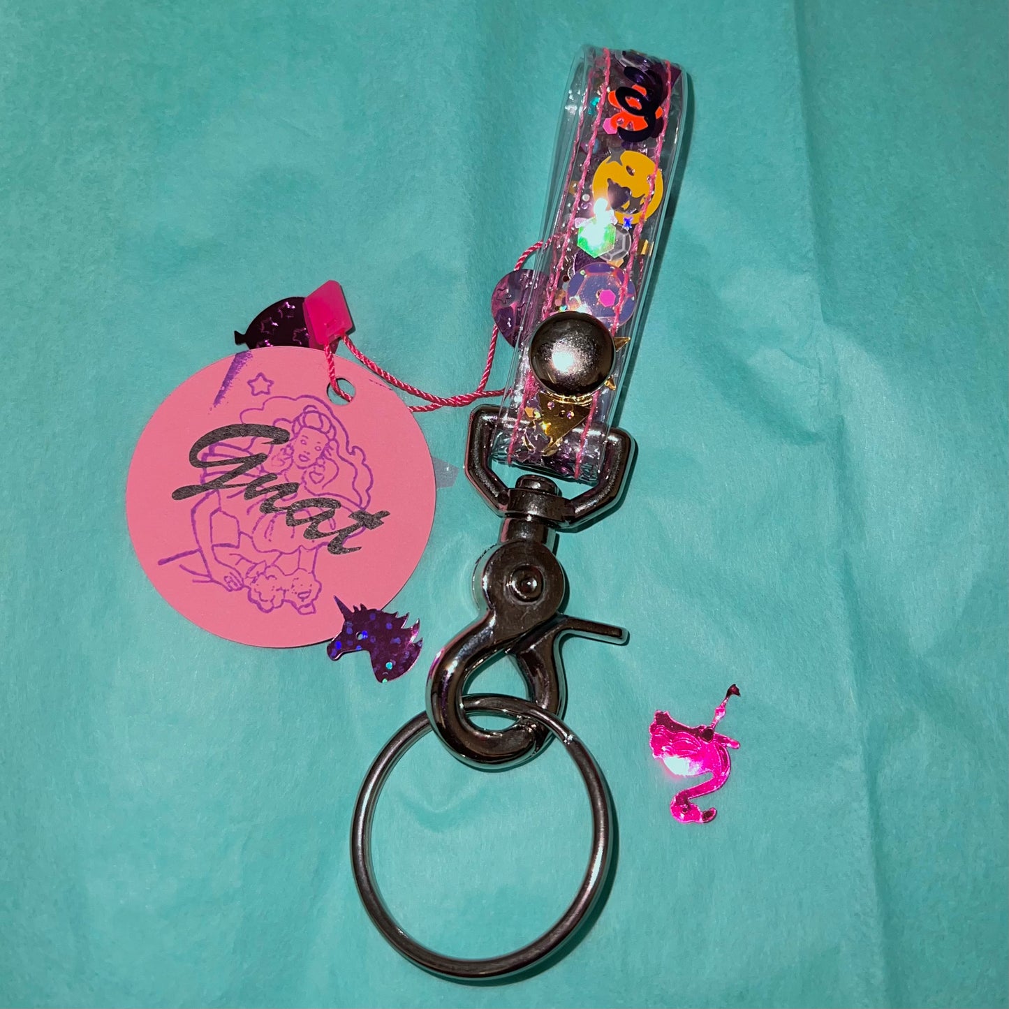 Party Gurl Key Fob