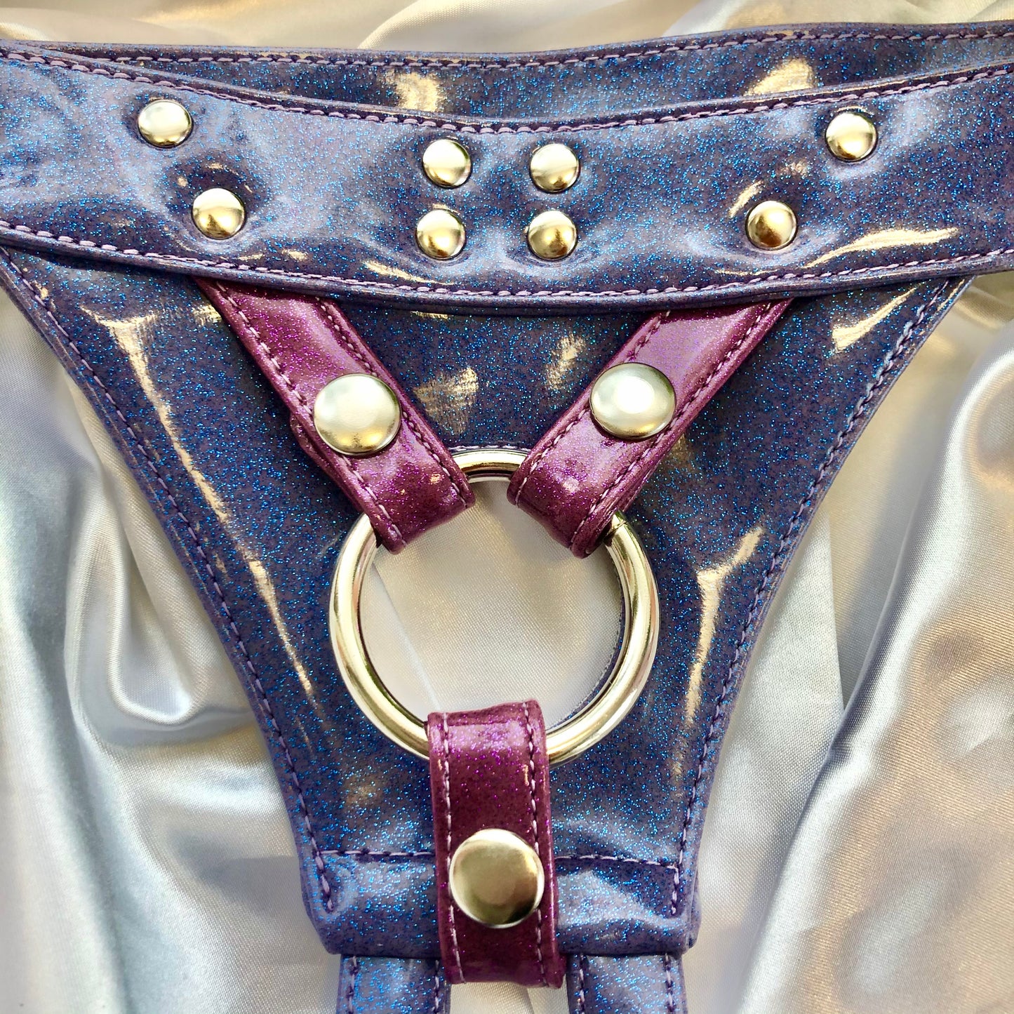 Glittery Strap-On Harness Deluxe