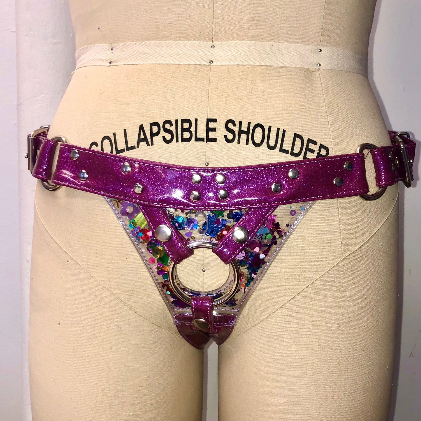Party Gurl Glitter Strap-On Harness Deluxe