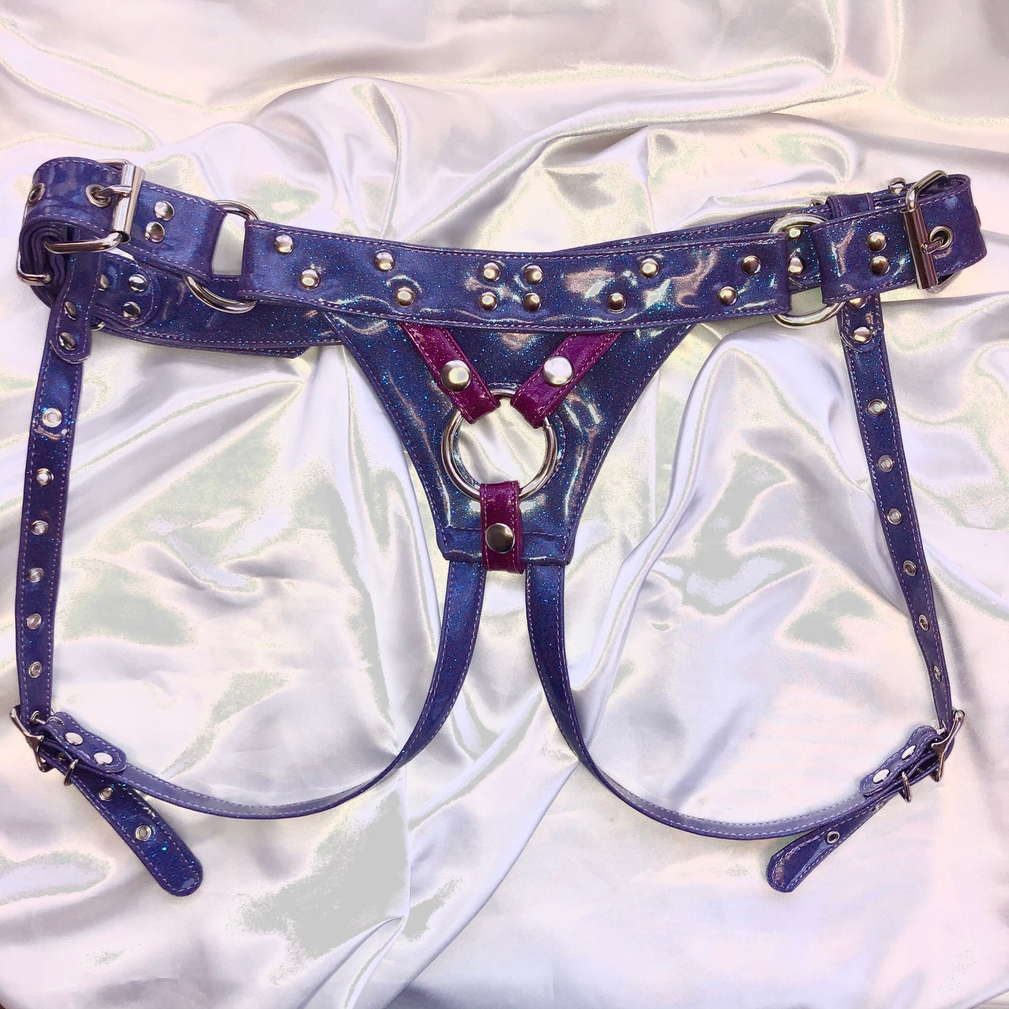 Glittery Strap-On Harness Deluxe